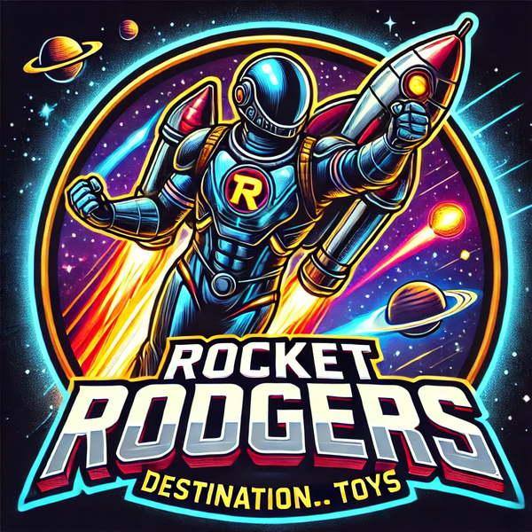 Rocket Rodgers: Destination... Toys! logo