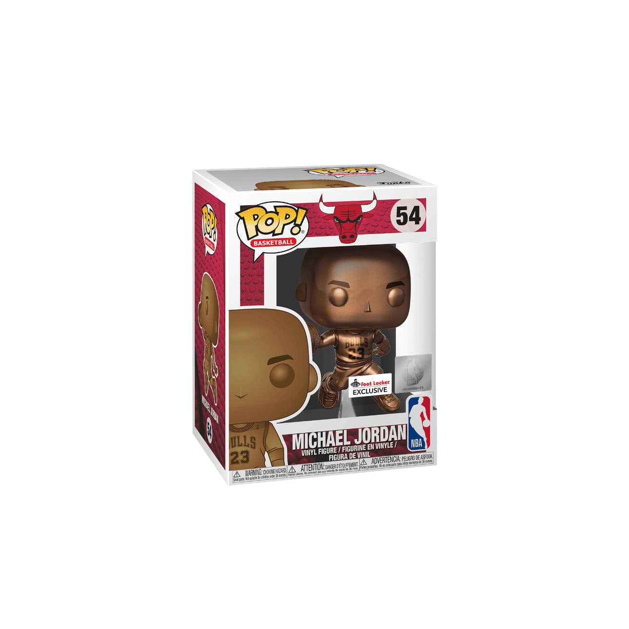 Funko Pop NBA Michael Jordan Bronzed Foot Locker FL Exclusive Rocket Rodgers Destination. Toys