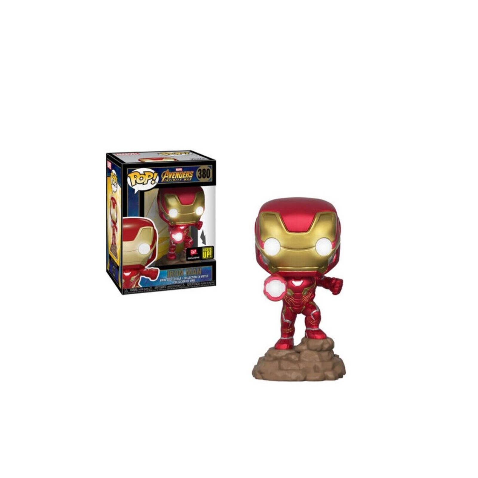 Funko Pop Iron Man Walgreens Light Up Avengers Infinity War 380 Rocket Rodgers Destination. Toys