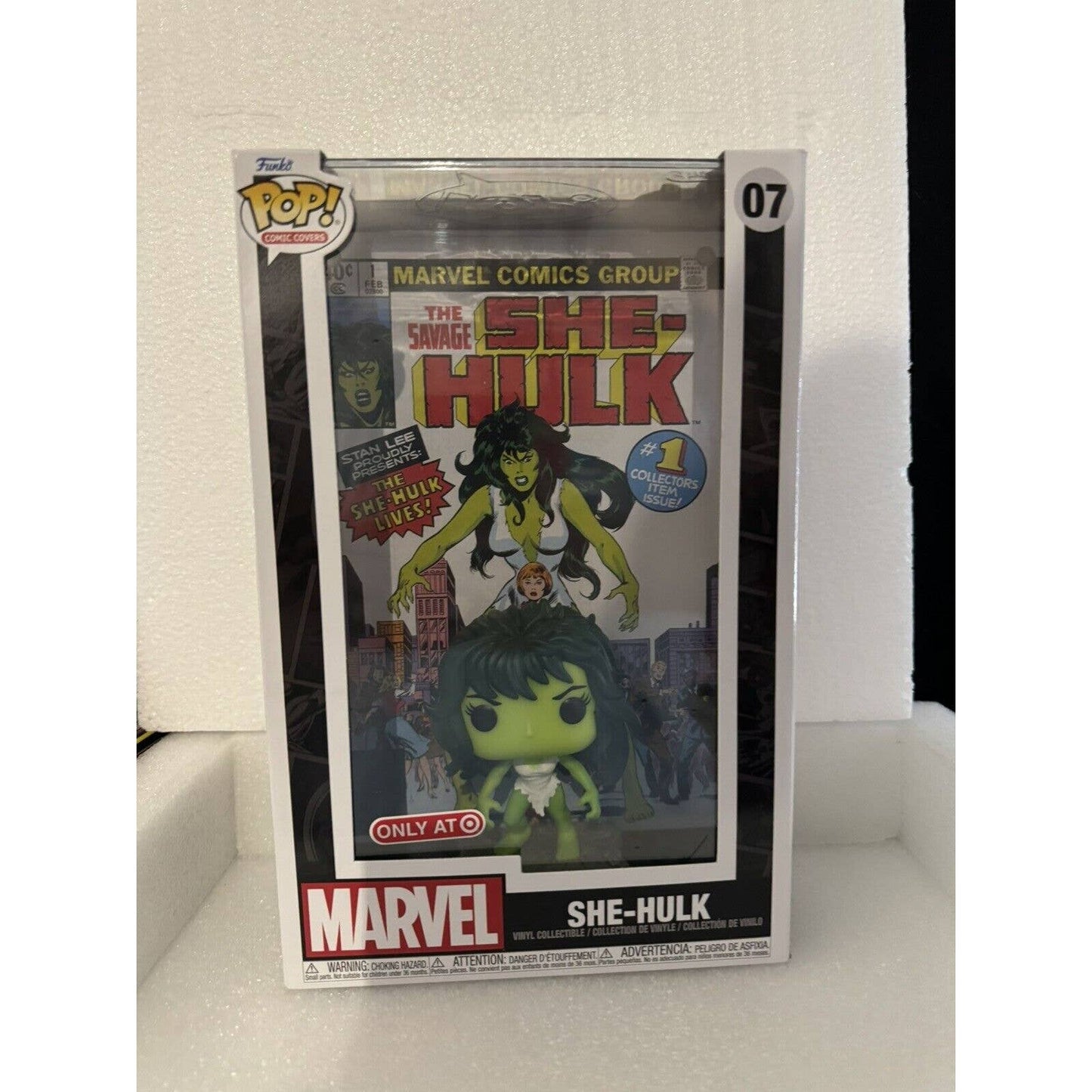 Funko Pop! Comic Covers Marvel #07 SHE-HULK Target Exclusive (New)🔥